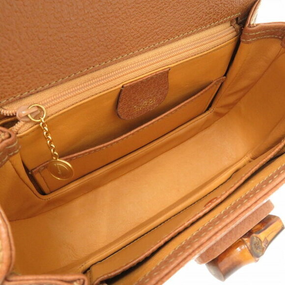 Gucci bamboo leather brown handbag - Picture 5 of 8